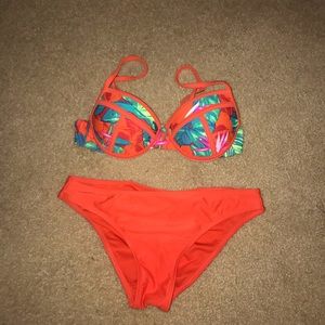 Xhilaration floral bikini